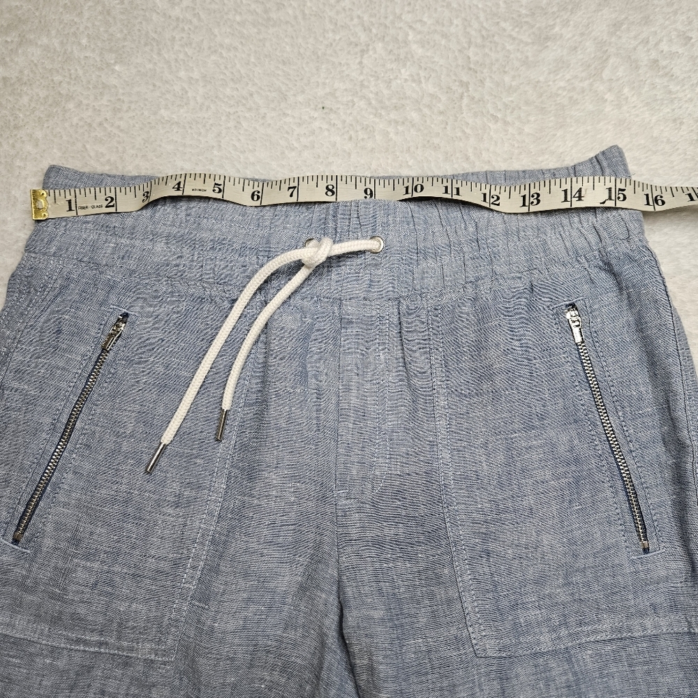 Athleta Cabo Linen Jogger Pants Size 4 - Picture 13 of 16